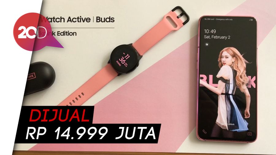 Melihat Detail Samsung Galaxy A80 Edisi BLACKPINK