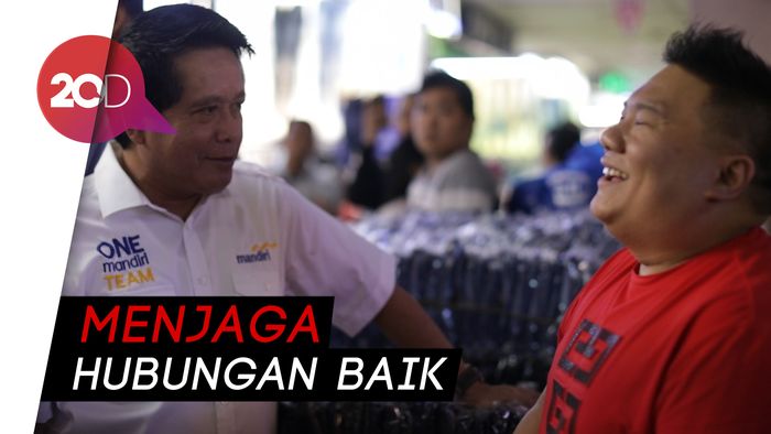Bank Mandiri Gelar Gerebek Pasar di Tanah Abang