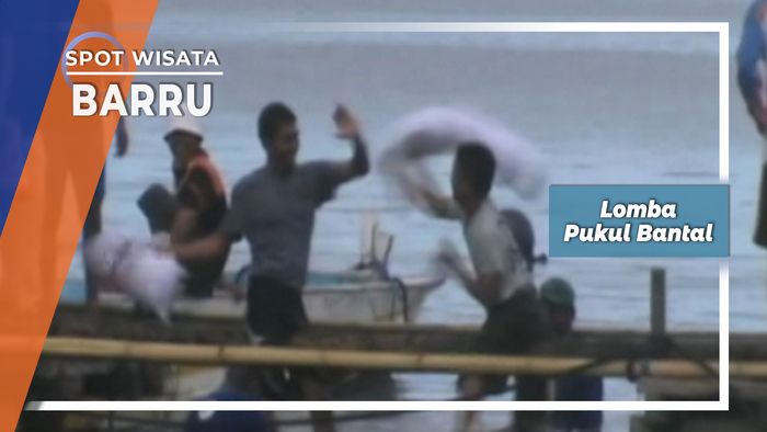 Lomba Pukul Bantal, Barru 