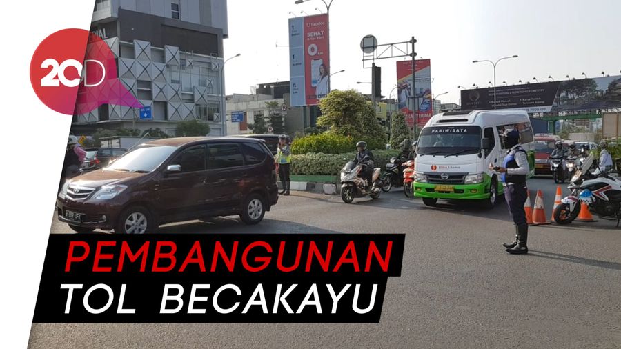 Imbas Proyek Tol Becakayu, Lalin Simpang BCP Bekasi Dialihkan