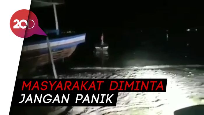 Ketinggian Air di Pantai Banten Normal