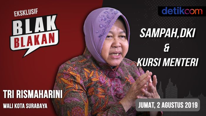 Tonton Blak-blakan Tri Rismaharini: Sampah, DKI dan Kursi Menteri