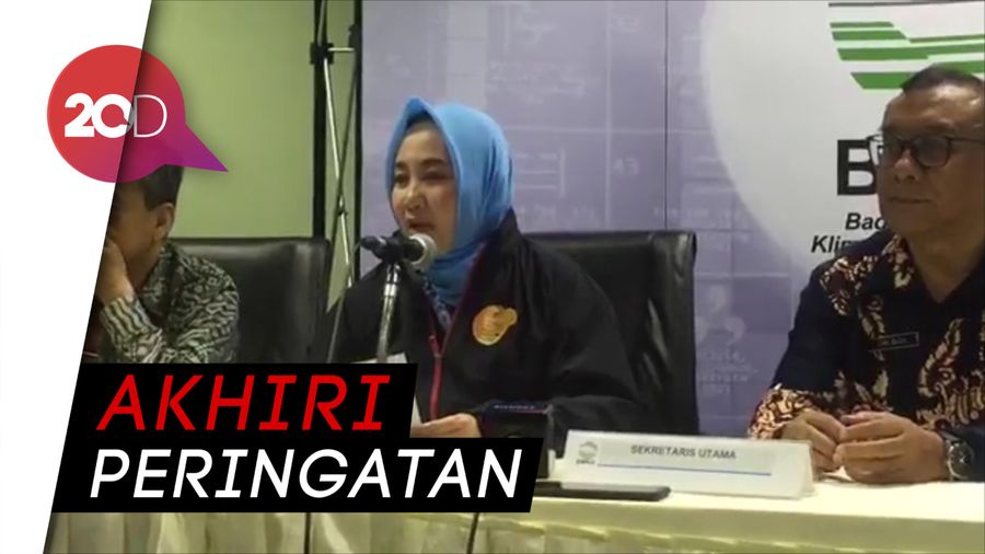 BMKG Akhiri Peringatan Dini Tsunami