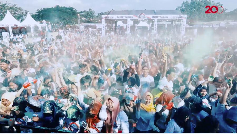 Warna-warni Kemeriahan Acara BYMS di Kediri Bikin Gas Pol Pengunjung