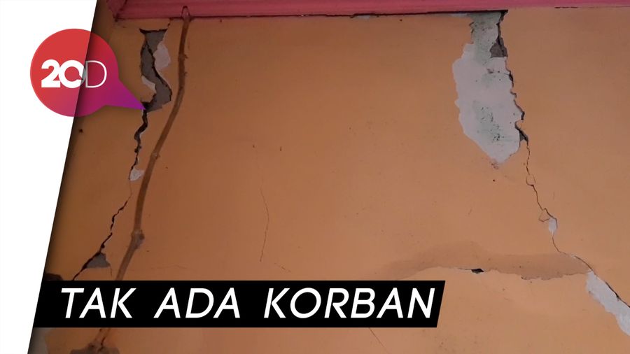 Dampak Gempa M 6,9 di Tasikmalaya: 5 Rumah Retak, Ubin Pecah