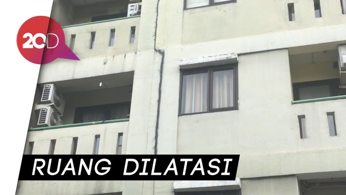 Kata Pihak Apartemen di Jaksel soal Dinding yang Retak Usai Gempa