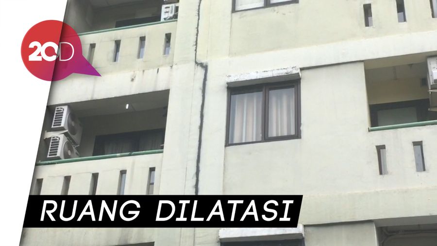 Kata Pihak Apartemen di Jaksel soal Dinding yang Retak Usai Gempa