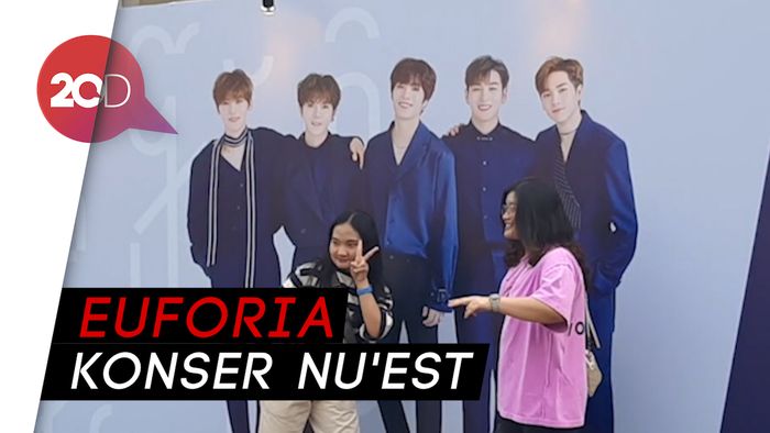 Tak Sabar Nonton Konser Nuest, Penggemar Datang dari Pagi