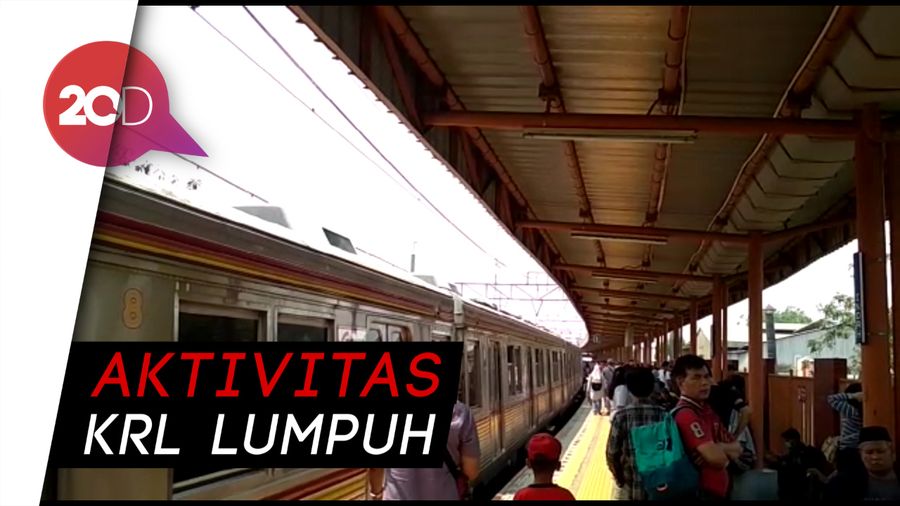 KRL Mati, Penumpang di Stasiun Bojong Indah Terbengkalai