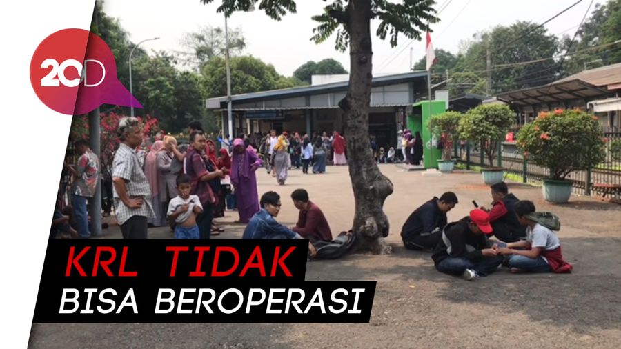 Listrik Padam, Penumpang KRL di Stasiun Kalibata Terlantar