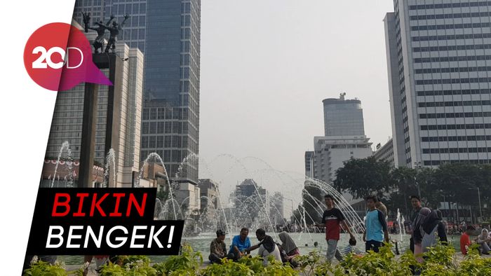 Pengunjung CFD Keluhkan Kualitas Udara Jakarta