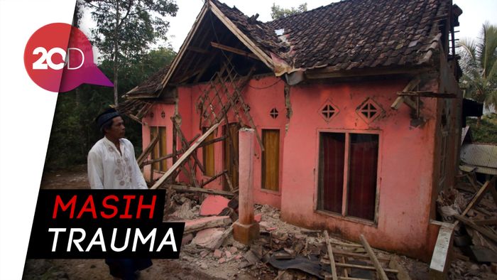 Pilu! Kesaksian Korban Gempa Banten Yang Rumahnya Roboh 