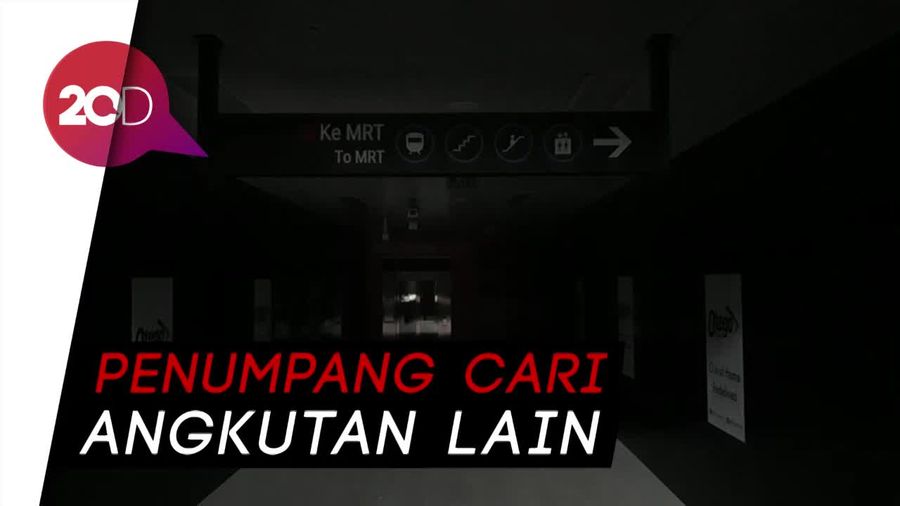 Cerita Penumpang MRT saat Pasokan Listrik Padam