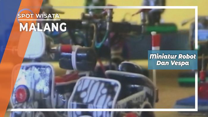 Korek Bekas Menjadi Miniatur Vespa Di Singosari Malang