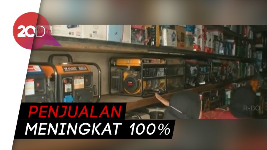 Listrik Padam, Penjual Genset Laris-Manis Diserbu Pembeli