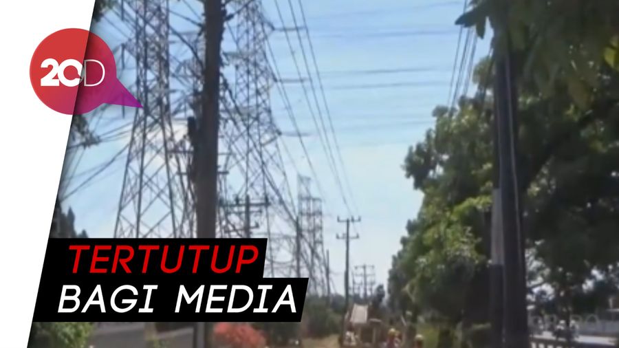 Suasana di Gardu Induk Ungaran Pascagangguan Transmisi