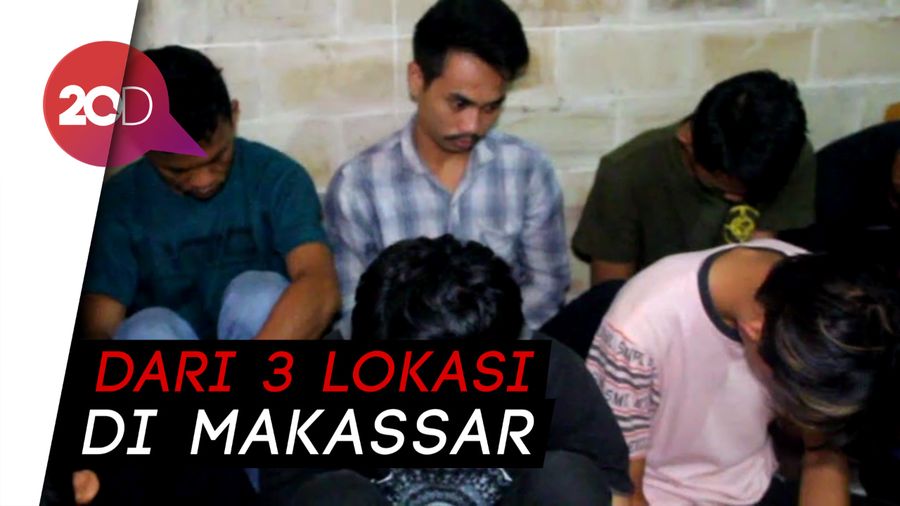 Gerebek Kampung Narkoba di Makassar, 40 Orang Diamankan