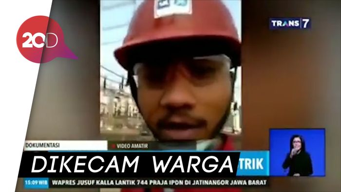 Pria Berkata Tak Pantas Ancam Padamkan Listrik