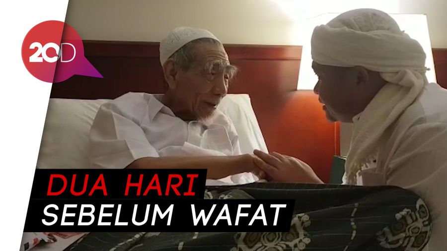 Seakan Beri Pertanda, Begini Pesan Mbah Moen Kepada Kapolres Jombang