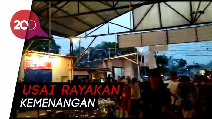 Sekelompok Pemuda Menyerang Lokasi Nobar PSM vs Persija