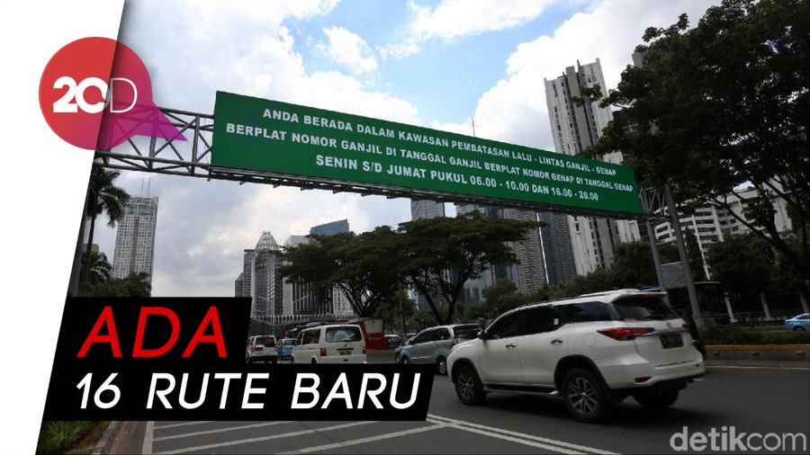 Ini 16 Rute Baru Ganjil-Genap di Jakarta