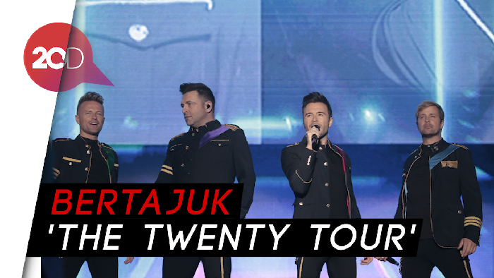 Penampilan Konser Reuni Westlife di ICE BSD Tangerang