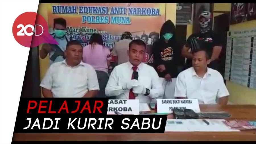 Polres Muna Tangkap 3 Kurir Sabu, 1 di Antaranya Pelajar