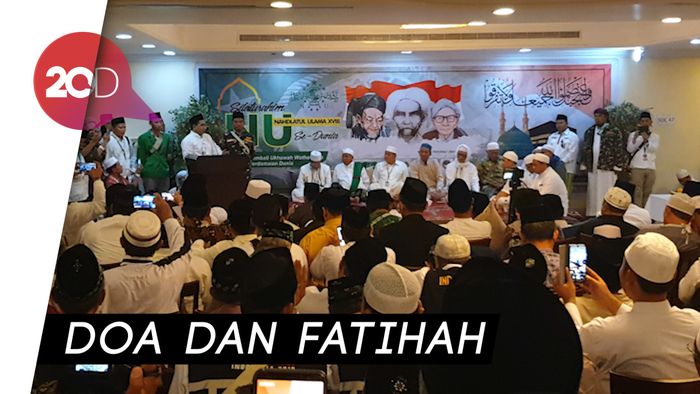 Duka Wafatnya Mbah Moen Warnai Pertemuan NU Sedunia di Mekah