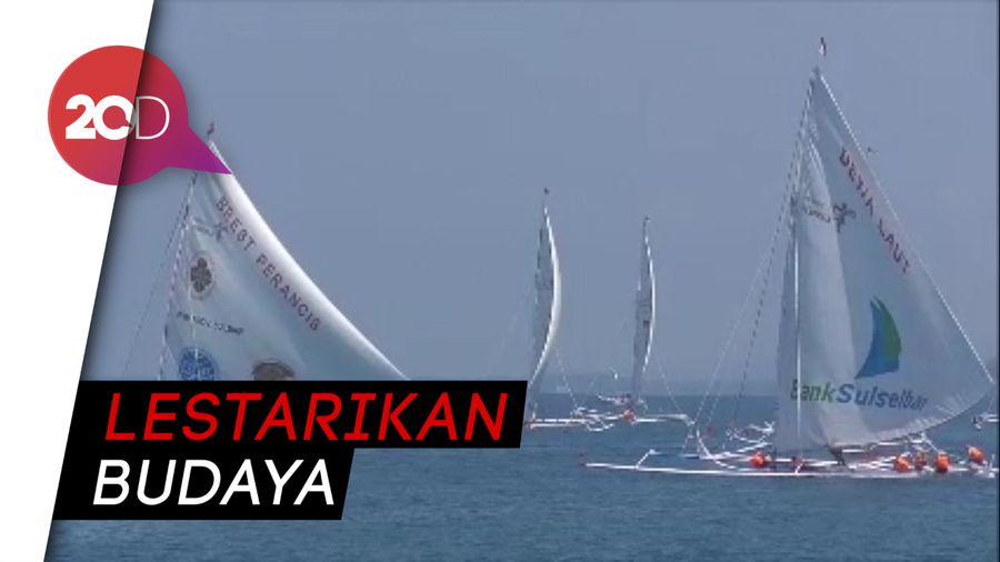 Kemenpar Gelar Lomba Perahu Sandeq di Polewali