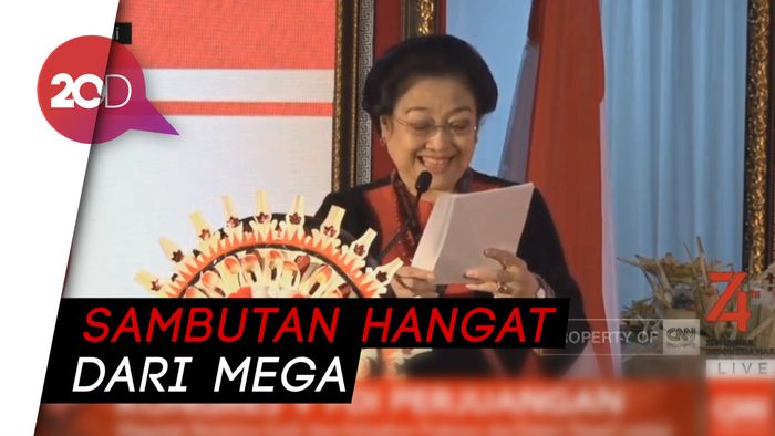 Mega Sapa Ahok di Kongres PDIP: Pak Purnama Apa Kabar?