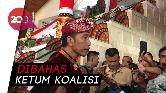 Prabowo Hadiri Kongres PDIP, Jokowi: Belum Ada Sinyal Koalisi