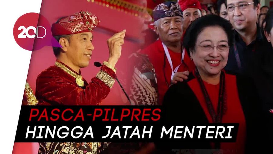 Canda Tawa Sambutan Mega-Jokowi di Kongres PDIP