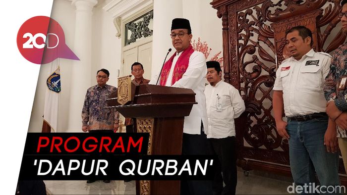 Anies Janjikan Daging Qurban Siap Saji ala Hotel Berbintang