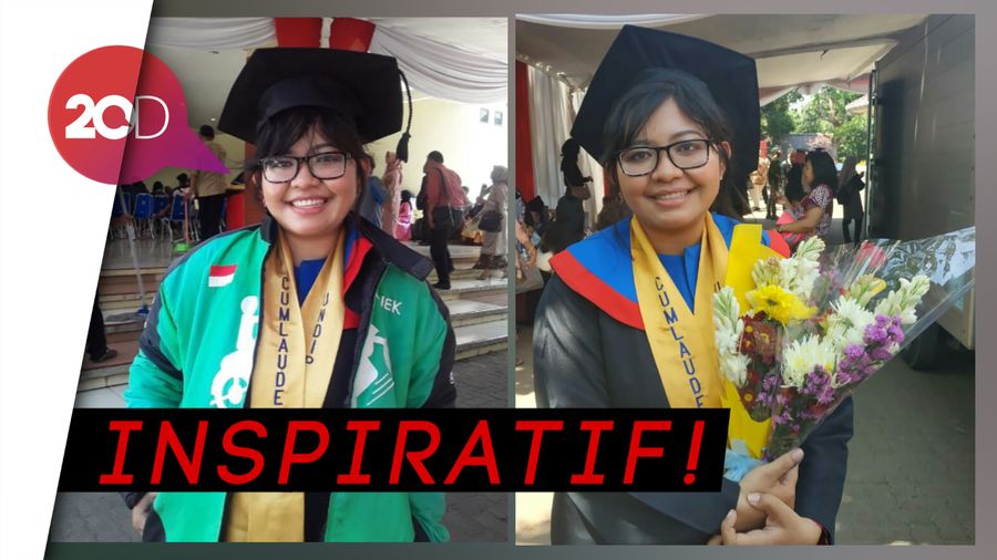 Cerita Leony, Mahasiswi Driver Ojol yang Lulus Cum Laude dari Undip