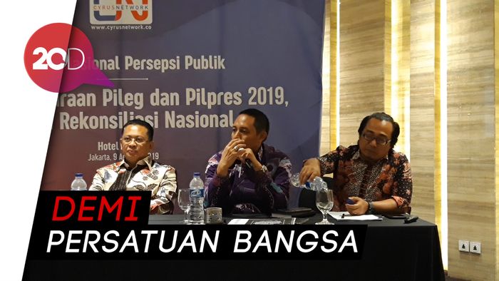 Cyrus: 42,8% Masyarakat Anggap Jokowi Perlu Ajak Gabung Prabowo