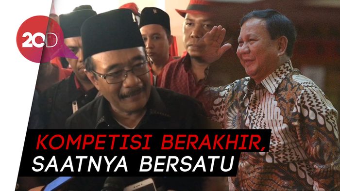 Prabowo Hadiri Kongres PDIP, Djarot: Simbol Usainya Pertarungan
