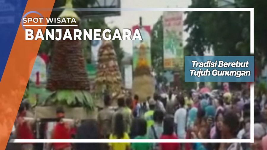 Tradisi Berebut Tujuh Gunungan Banjarnegara 