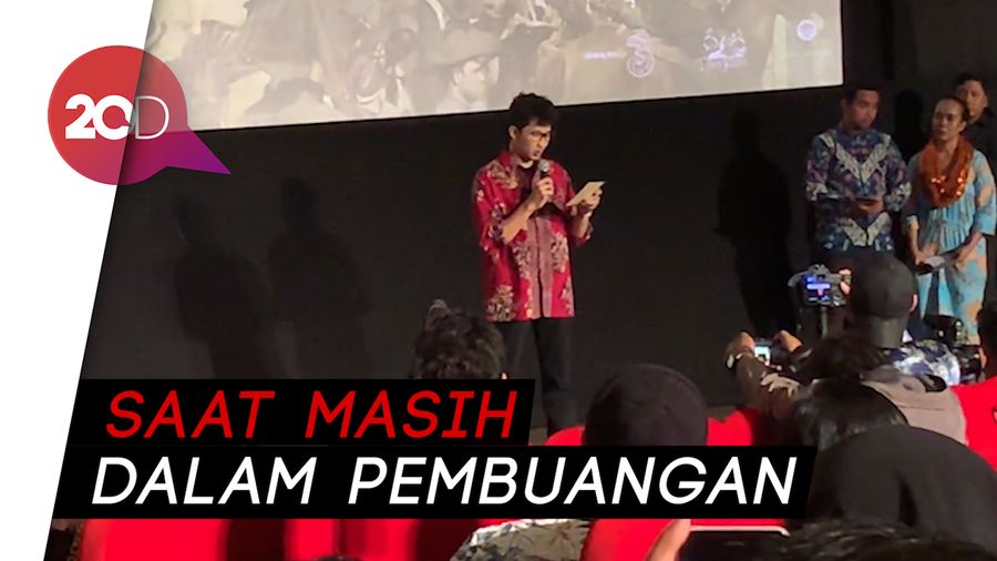 Surat Pramoedya untuk Istri Dibacakan di Gala Premiere Bumi Manusia