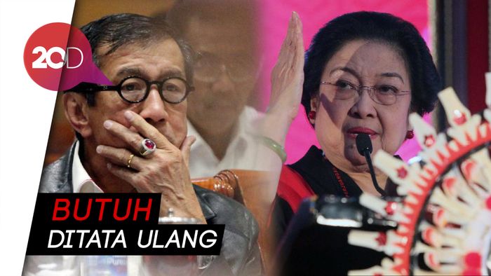 Tunjuk Yasonna Masuk DPP PDIP, Mega Singgung Hukum di Indonesia