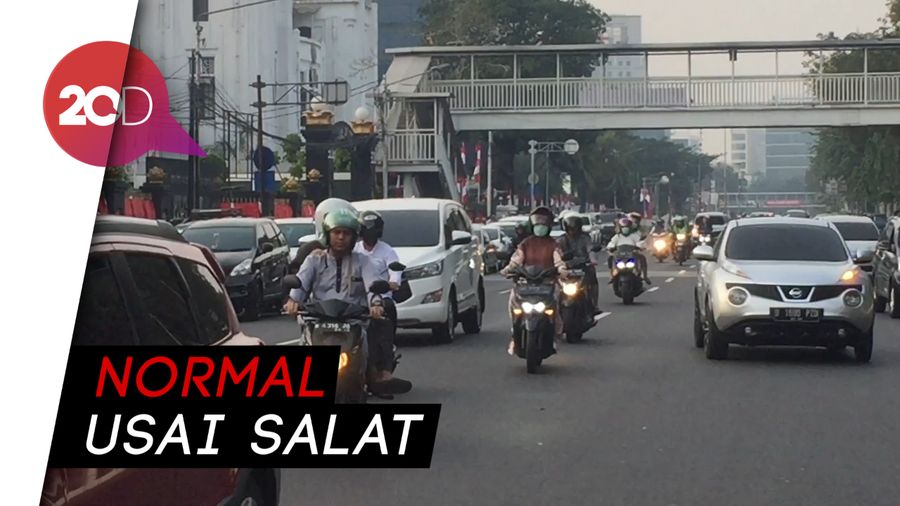 Salat Id Digelar, Lalu Lintas Kawasan Istiqlal Lancar