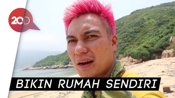 Baim Wong Belajar Bertahan Hidup di Pulau Terpencil