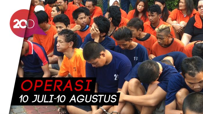 Polda Metro Bekuk 243 Orang dengan Berbagai Tindak Kejahatan