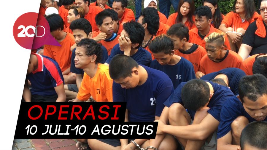 Polda Metro Bekuk 243 Orang dengan Berbagai Tindak Kejahatan