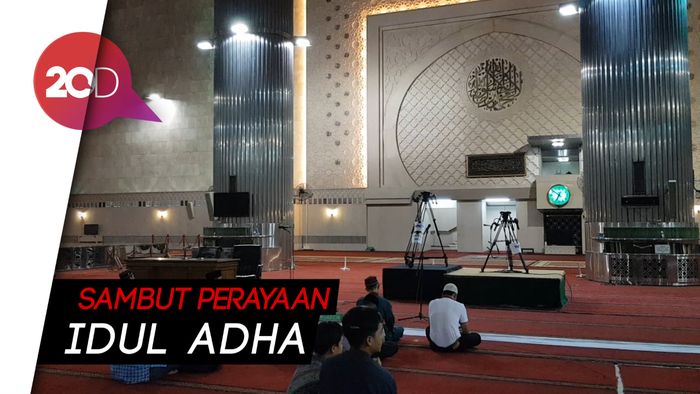 Suasana Khusyuk Selimuti Acara Takbiran di Masjid Istiqlal