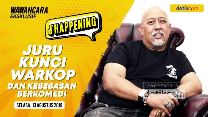 Tonton dHappening Juru Kunci Warkop dan Kemerdekaan Berkomedi