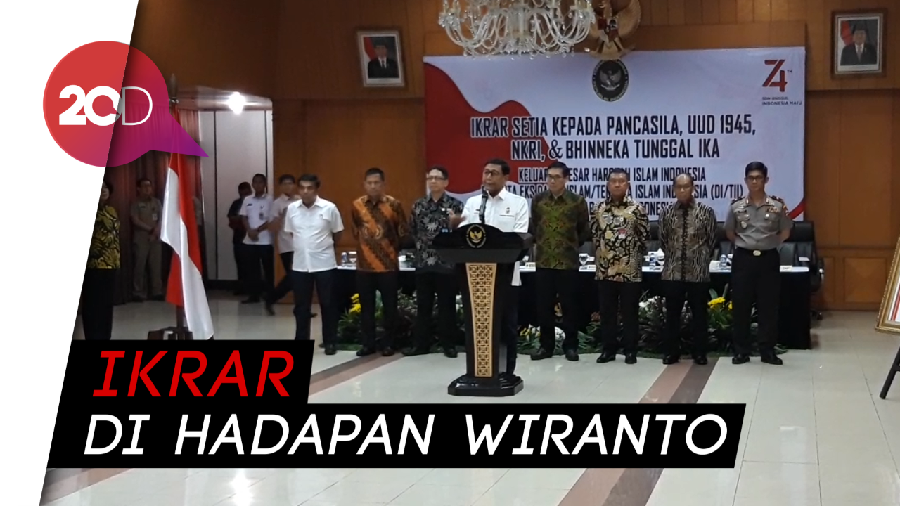 Eks DI/TII, NII, dan Harokah Islam Ikrar Setia NKRI