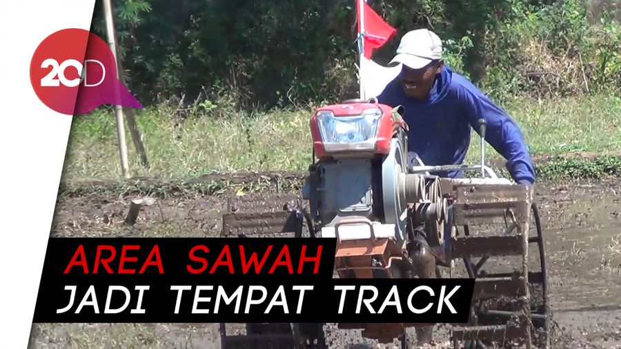 Unik! Petani di Banyuwangi Gelar Lomba Balap Traktor Peringati HUT RI