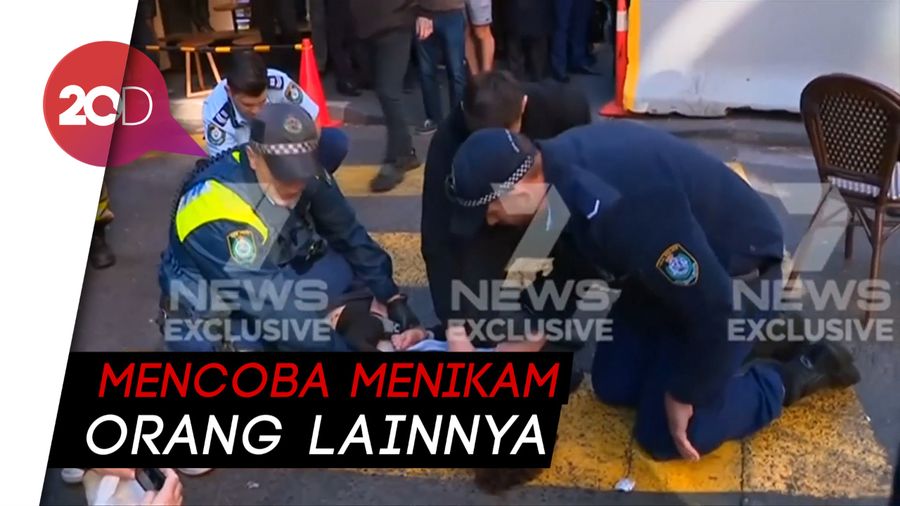 Detik-detik Pria Tikam Wanita di Sydney Diburu Massa