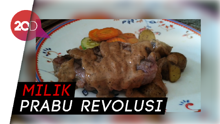Puas Makan Steak Porsi Jumbo Saus BBQ di Prabu Steak