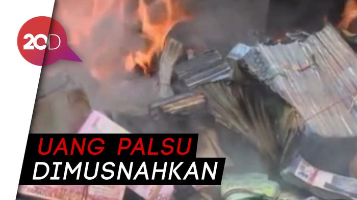 BI dan Polda Sumut Musnahkan Uang Palsu Senilai Rp 1,5 Miliar 